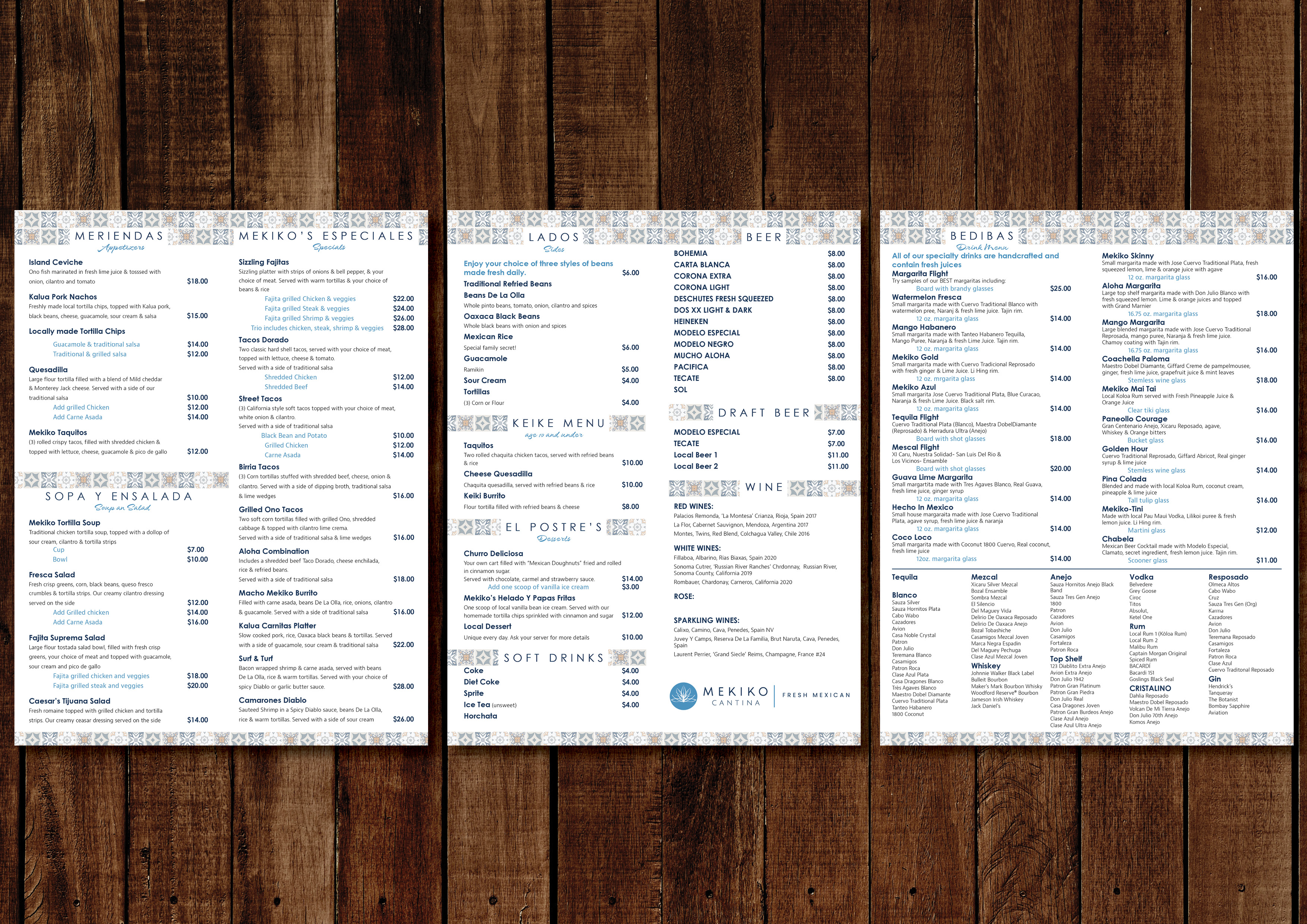 Menu Design by Skybluedesignstudio for this project | Design #27542882