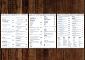 Menu Design by Skybluedesignstudio for this project | Design: #27542882