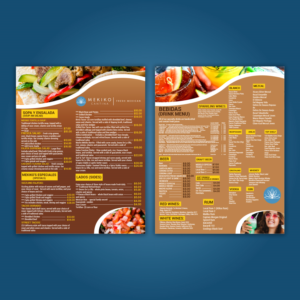 Menu Design by Maxo-Biz for this project | Design: #27539389