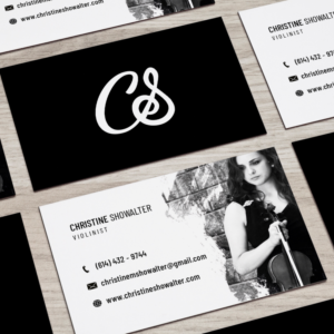 Business Card Design by evieplusdesign