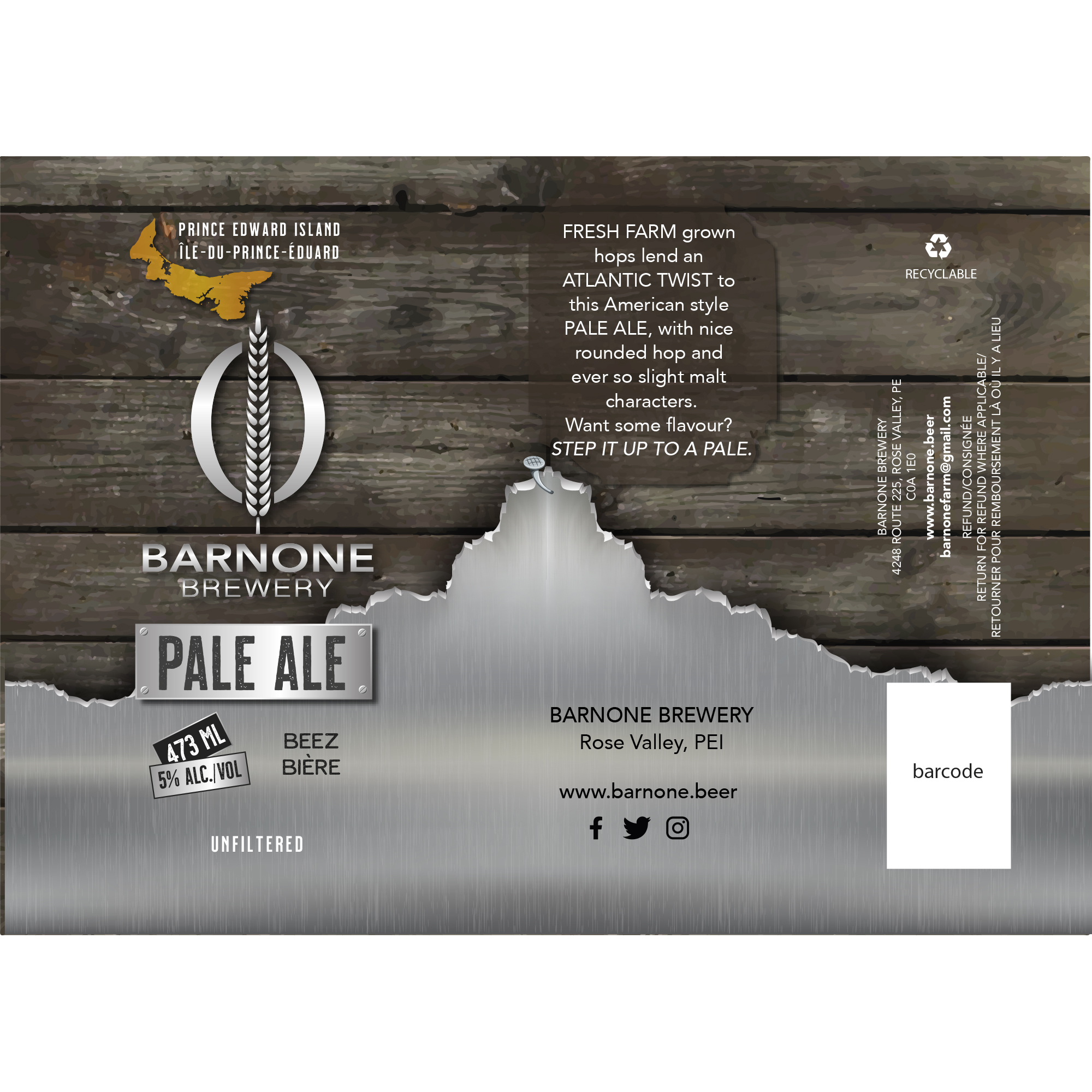 Label Design by Krasimira Georgieva for Barnone  | Design: #27588593
