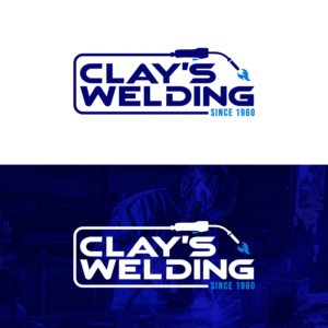 Clay's Welding Since 1960 | Logo Design by CreativeGwen™