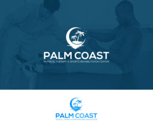 Palm Coast Physical Therapy & Sports Rehabilitation Center (some places we will just use Palm Coast Physical Therapy and other places we will use the full name) | Diseño de Logo por LogoEon