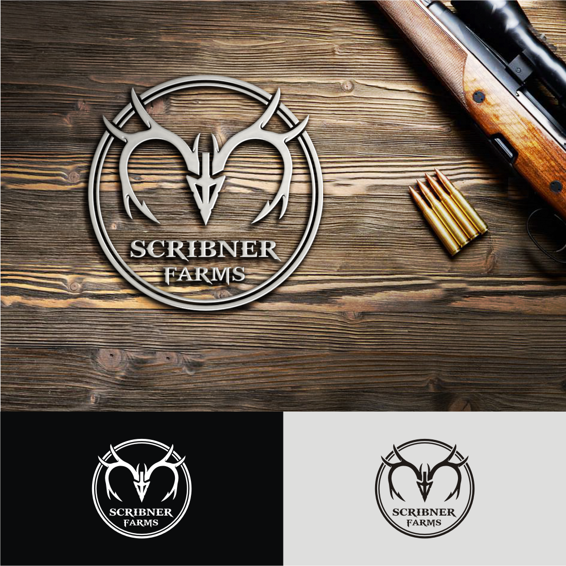 Elegant, Playful Logo Design for Scribner Farms by Donan Rockezz