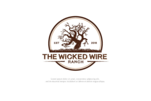 The Wicked Wire Ranch  Est 2016 | Diseño de Logo por Ara Studio
