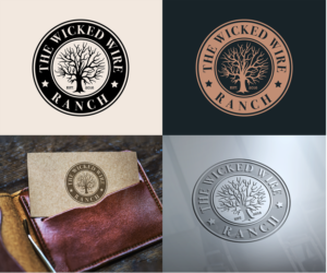 The Wicked Wire Ranch  Est 2016 | Logo Design by dennisdesigns