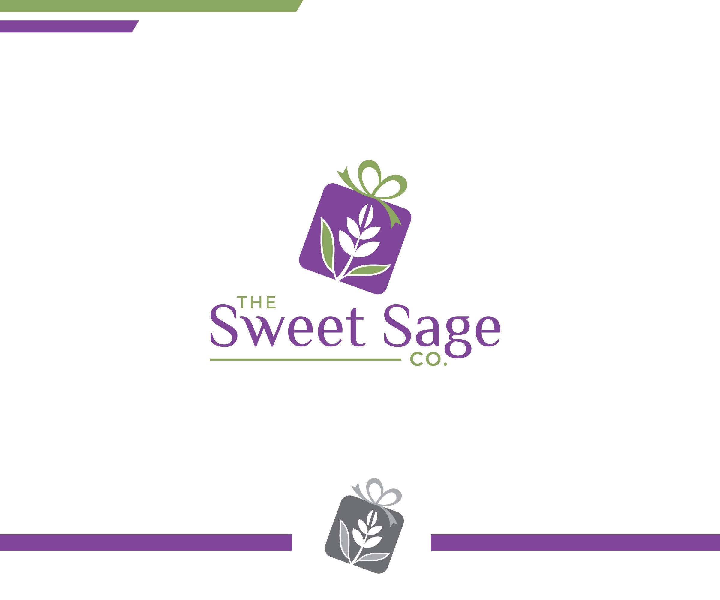 Logo Design by ecorokerz for The Sweet Sage Company | Design #27526434