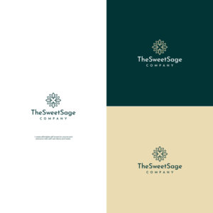 The Sweet Sage Company or The Sweet Sage Co. | Logo Design by Felipe Moura