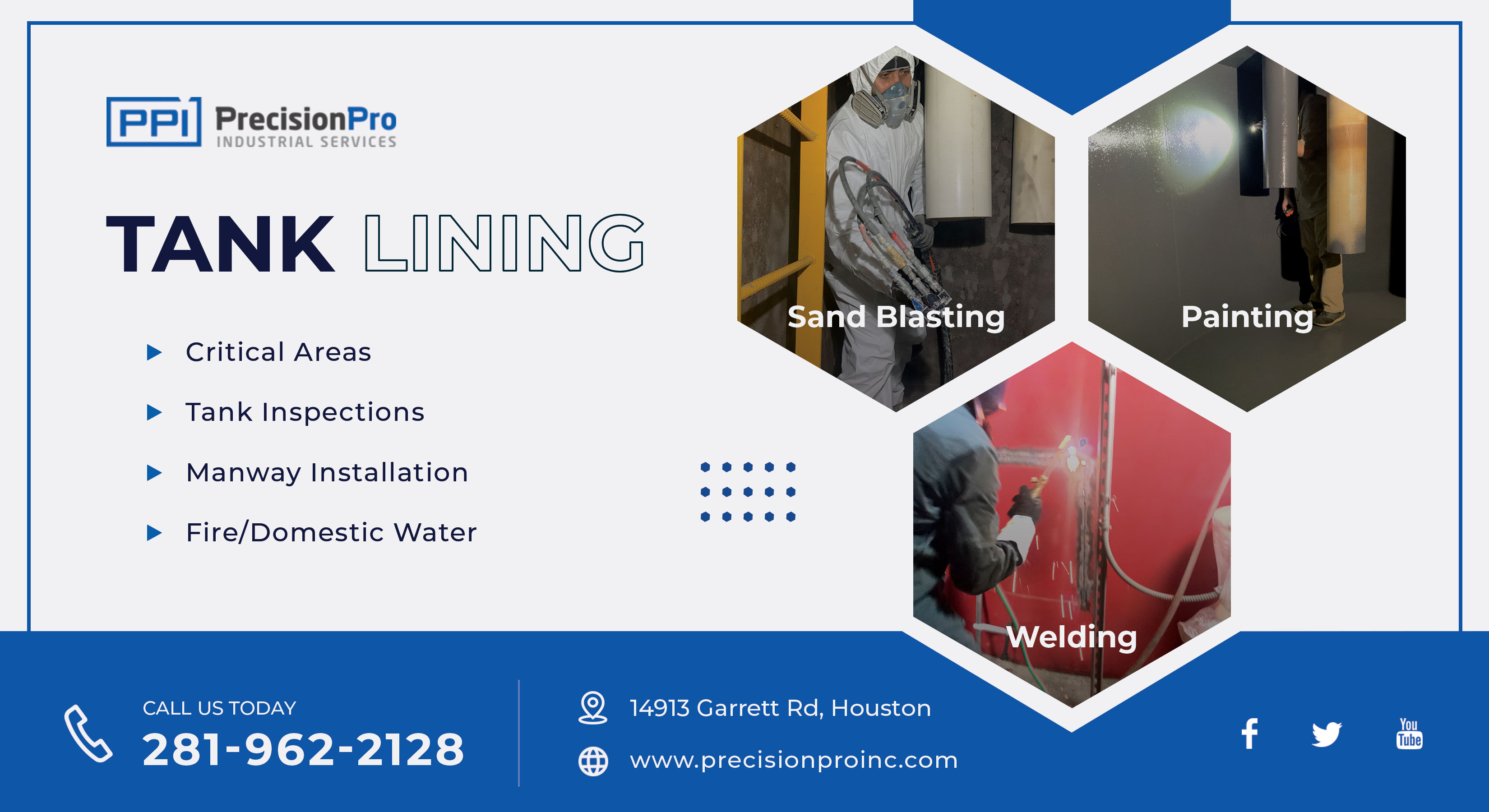 Postkarten-Design von VC für Precision Pro Inc | Design #27545068