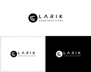 Logo Design by MugiBerkah for Larik Constructions | Design: #27517747