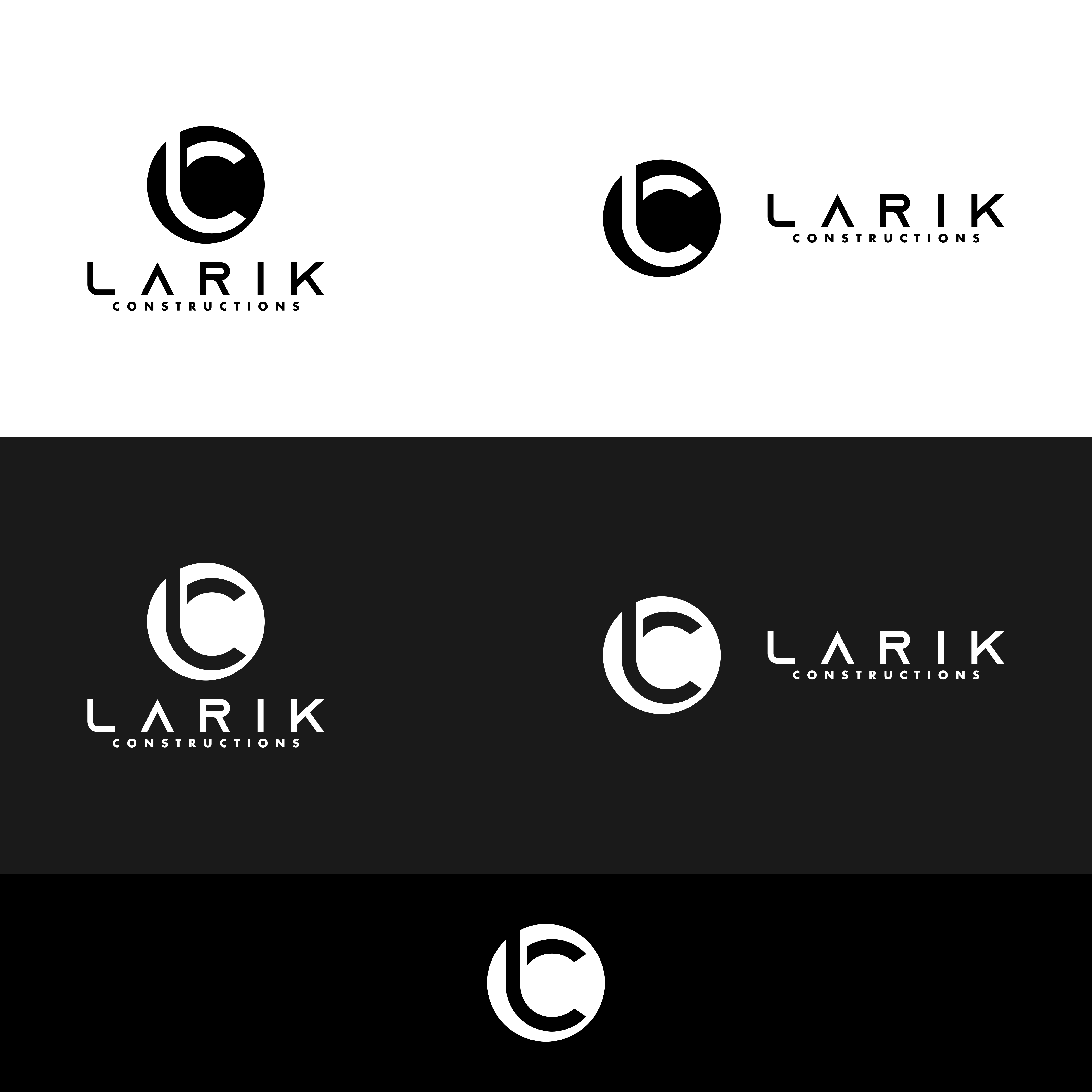 Logo Design by d minimal for Larik Constructions | Design: #27549251