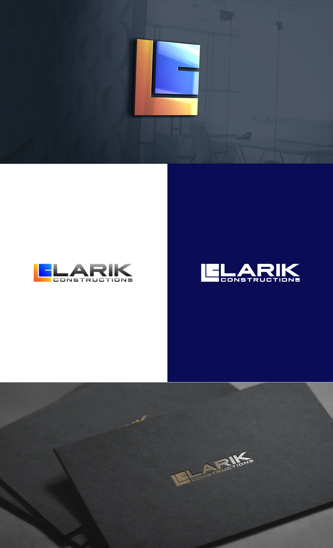 Design de Logo par GLDesigns pour Larik Constructions | Design #27519011