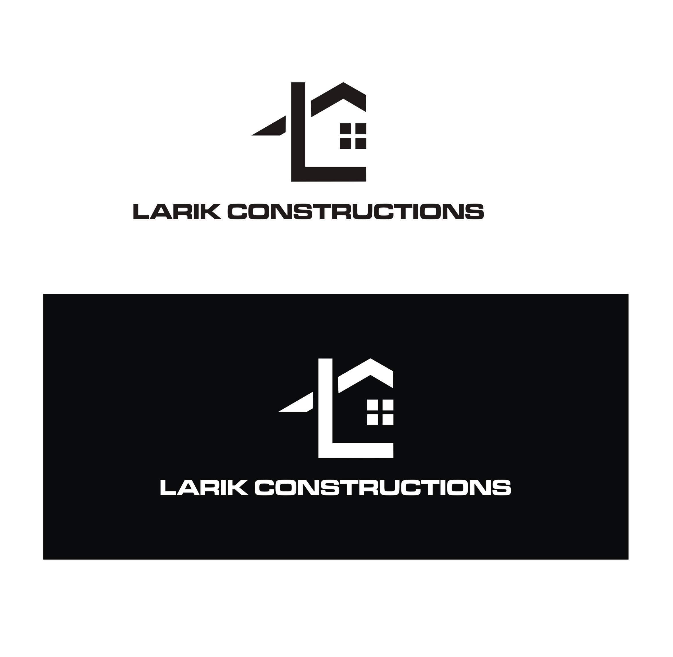 Logo Design by sharafatali3333 for Larik Constructions | Design #27533777