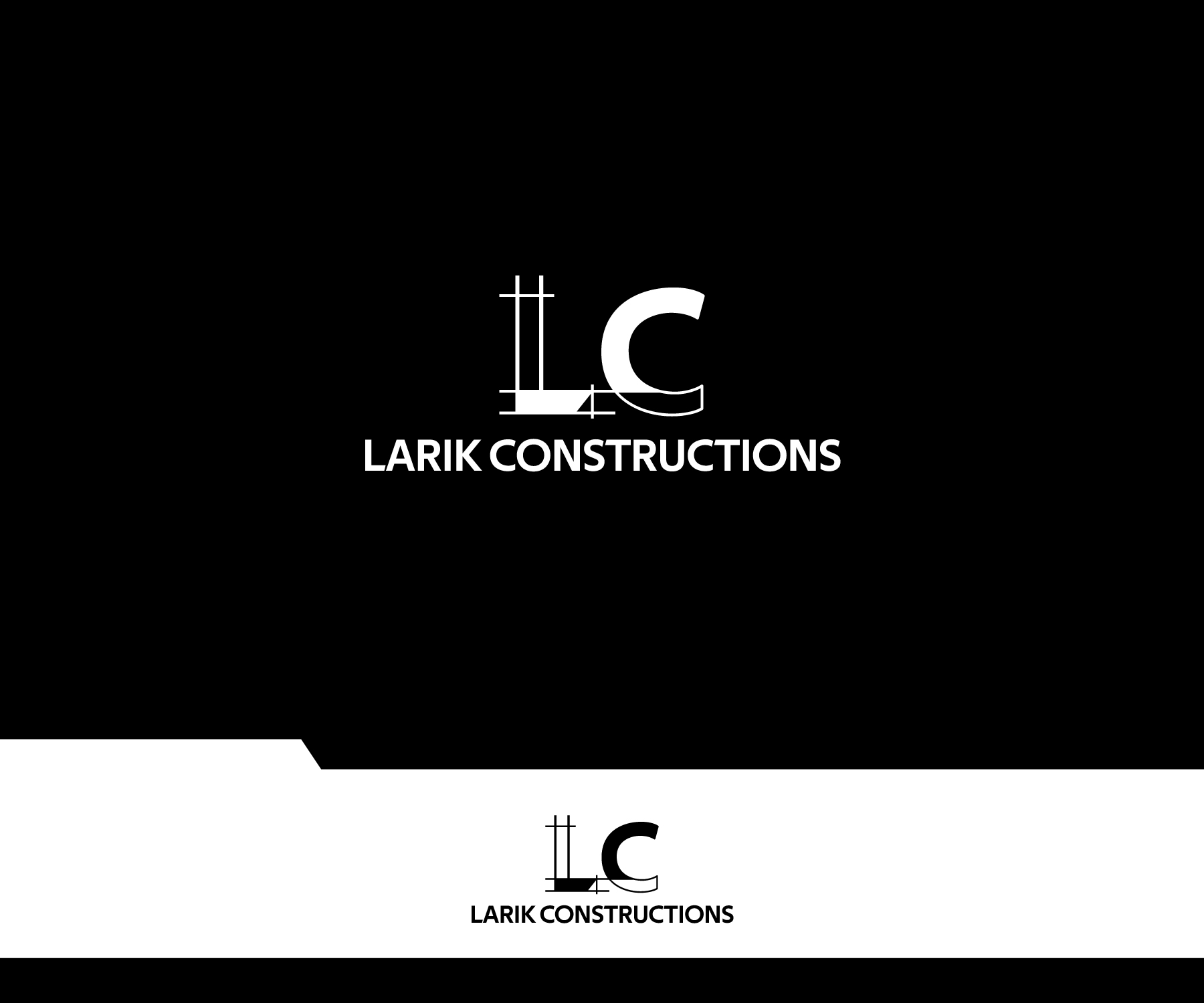 Logo Design by ecorokerz for Larik Constructions | Design #27521001