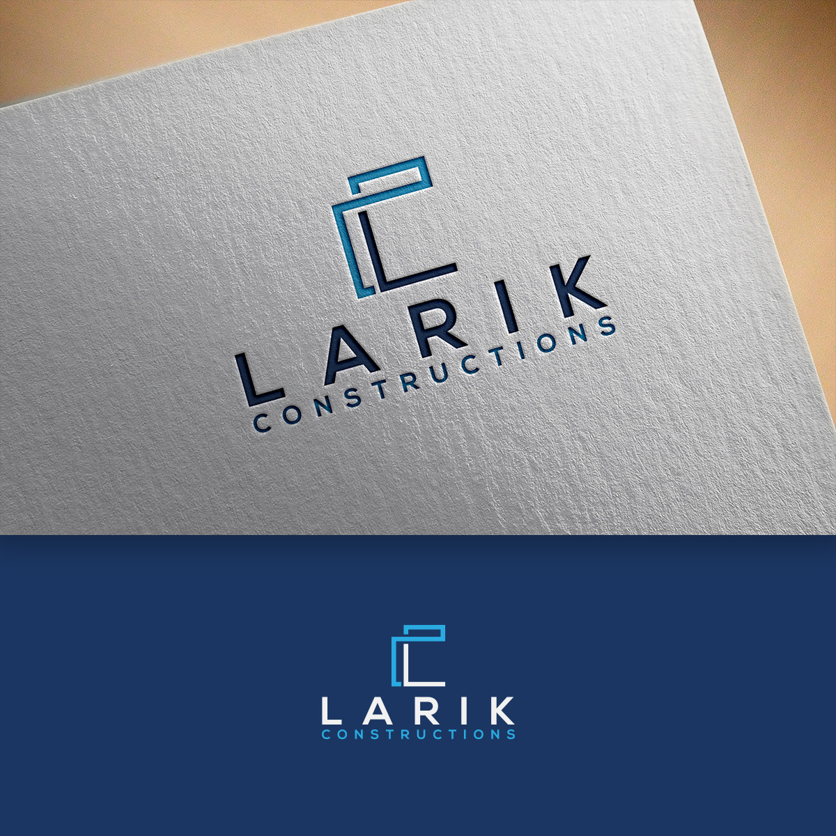 Logo Design by DesignDUO for Larik Constructions | Design #27544387