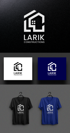 Logo Design by MD Aminul Islam for Larik Constructions | Design: #27519320