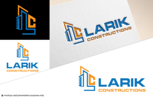 Logo Design by A S design @ for Larik Constructions | Design: #27520493