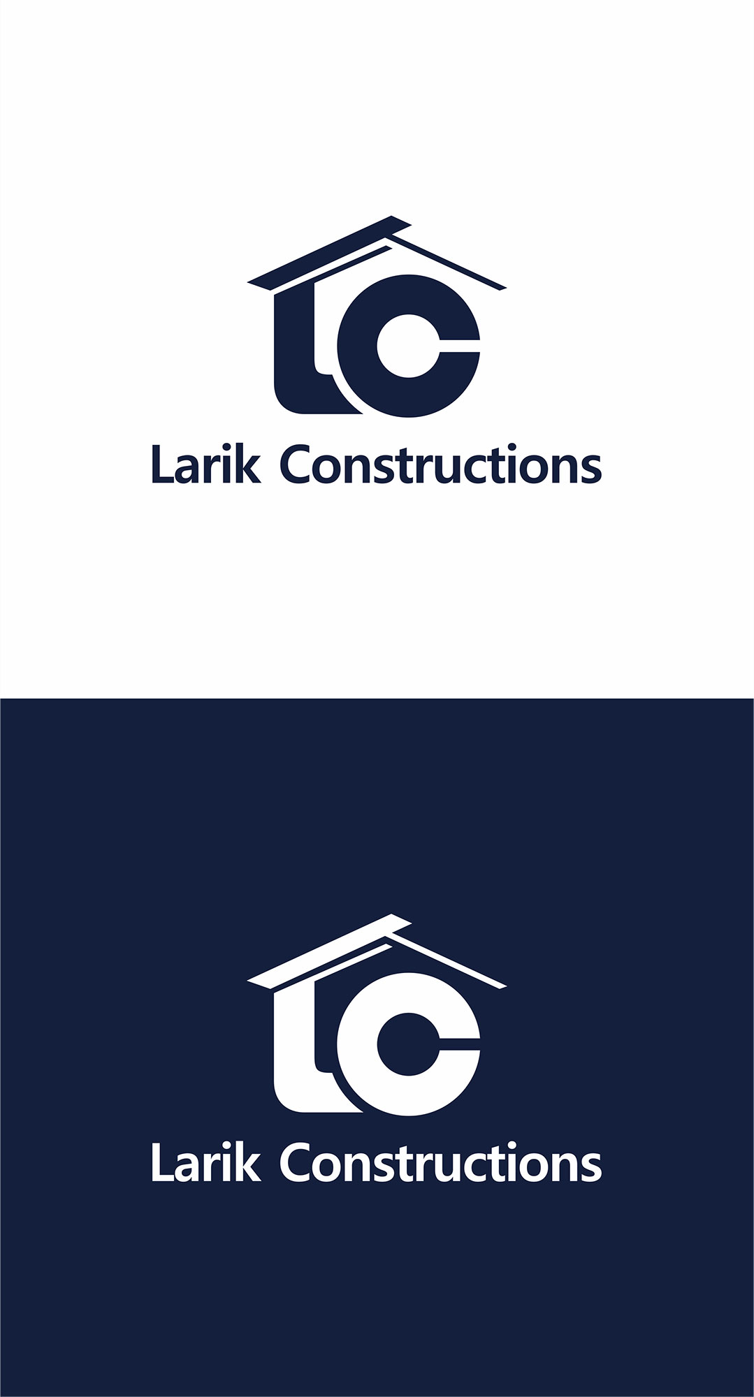 Logo Design by D'Mono for Larik Constructions | Design #27520361