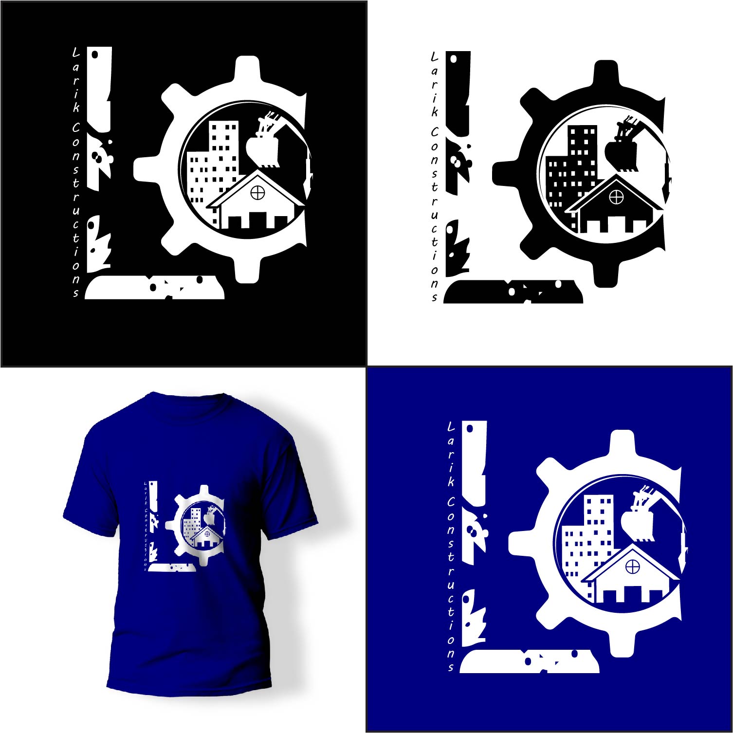 Logo Design by Thili Creations for Larik Constructions | Design #27517896