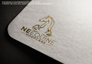 NE Equine Hoofcare | Logo Design by Miller..