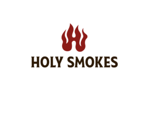 Diseño de Logo por Andrés Sebastián para Holy Smokes! Authentic BBQ | Diseño #27529695