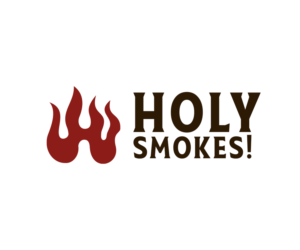 Logo Design by Andrés Sebastián for Holy Smokes! Authentic BBQ | Design: #27529724