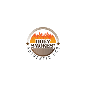 Logo Design by anshtoyj for Holy Smokes! Authentic BBQ | Design: #27528590