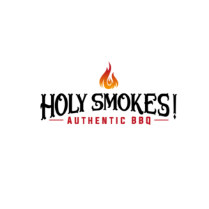 Logo Design by Dream Logo Design for Holy Smokes! Authentic BBQ | Design: #27575488