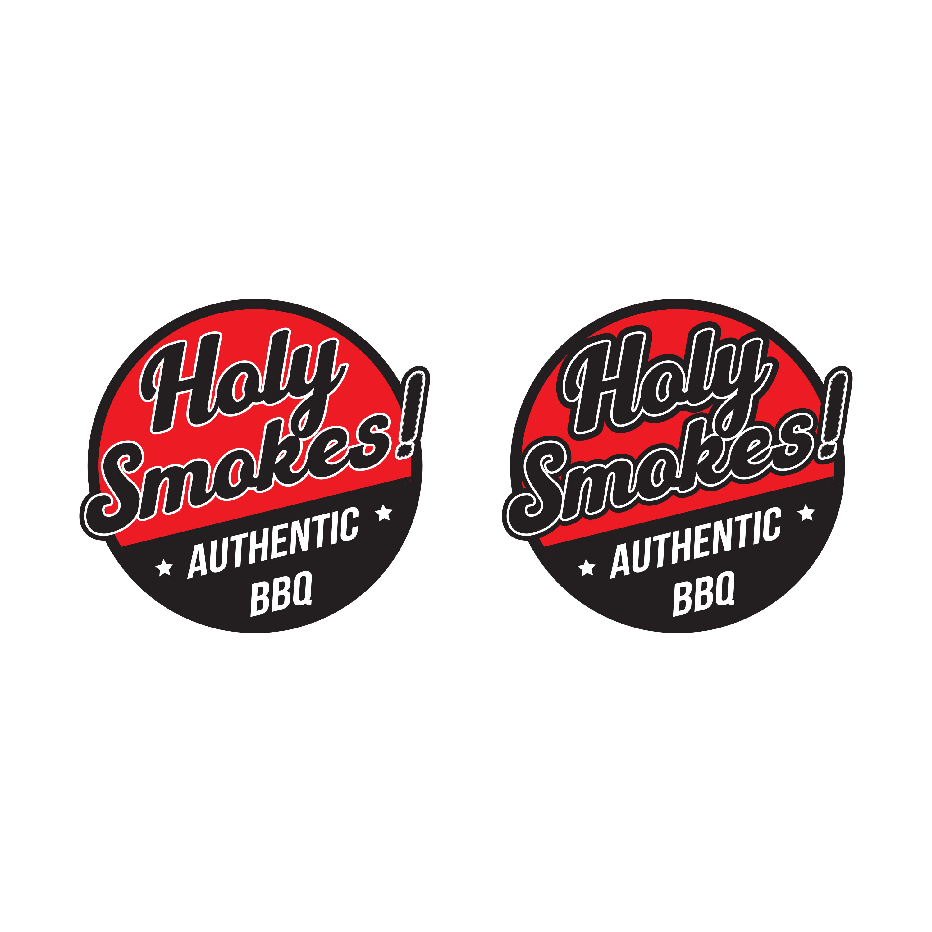 Logo-Design von hijordanvn77 für Holy Smokes! Authentic BBQ | Design #27545920
