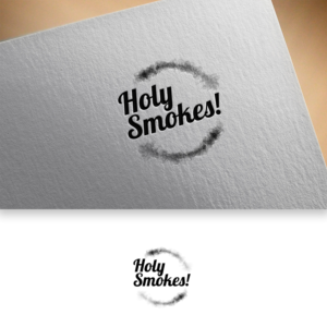 Logo Design by DesignDUO for Holy Smokes! Authentic BBQ | Design: #27573700