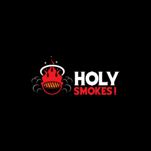 Logo Design by brand maker for Holy Smokes! Authentic BBQ | Design: #27535039