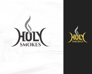 Diseño de Logo por Djamdesign para Holy Smokes! Authentic BBQ | Diseño #27525861
