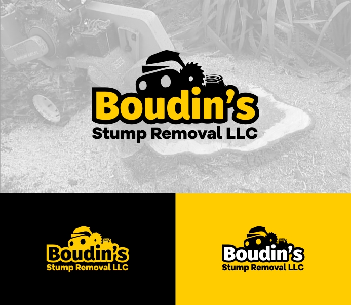 Logo-Design von filip.jelkic für Boudin's Stump Removal  | Design #27548092