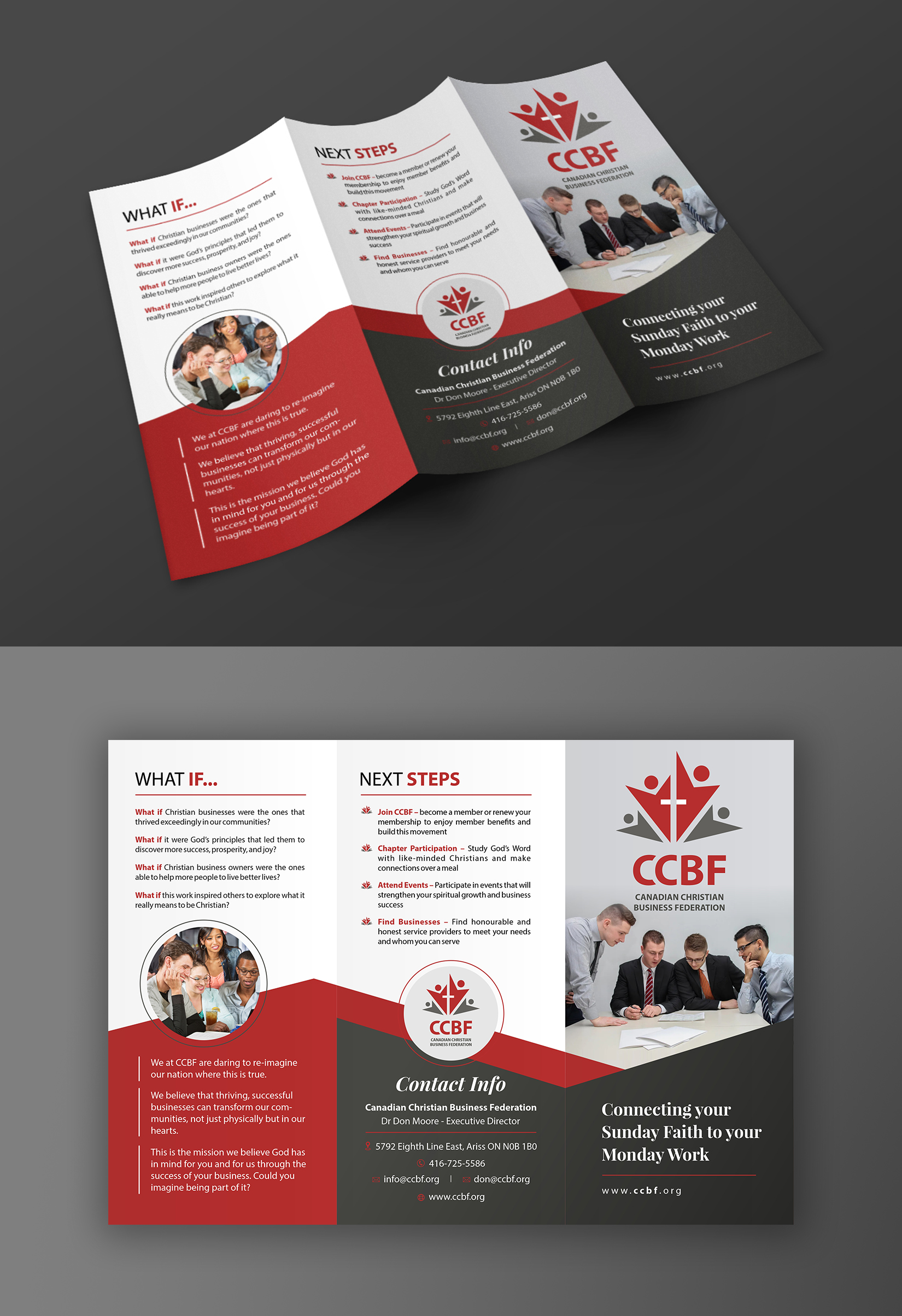 Flyer-Design von ecorokerz für Canadian Christian Business Fed | Design #27528068
