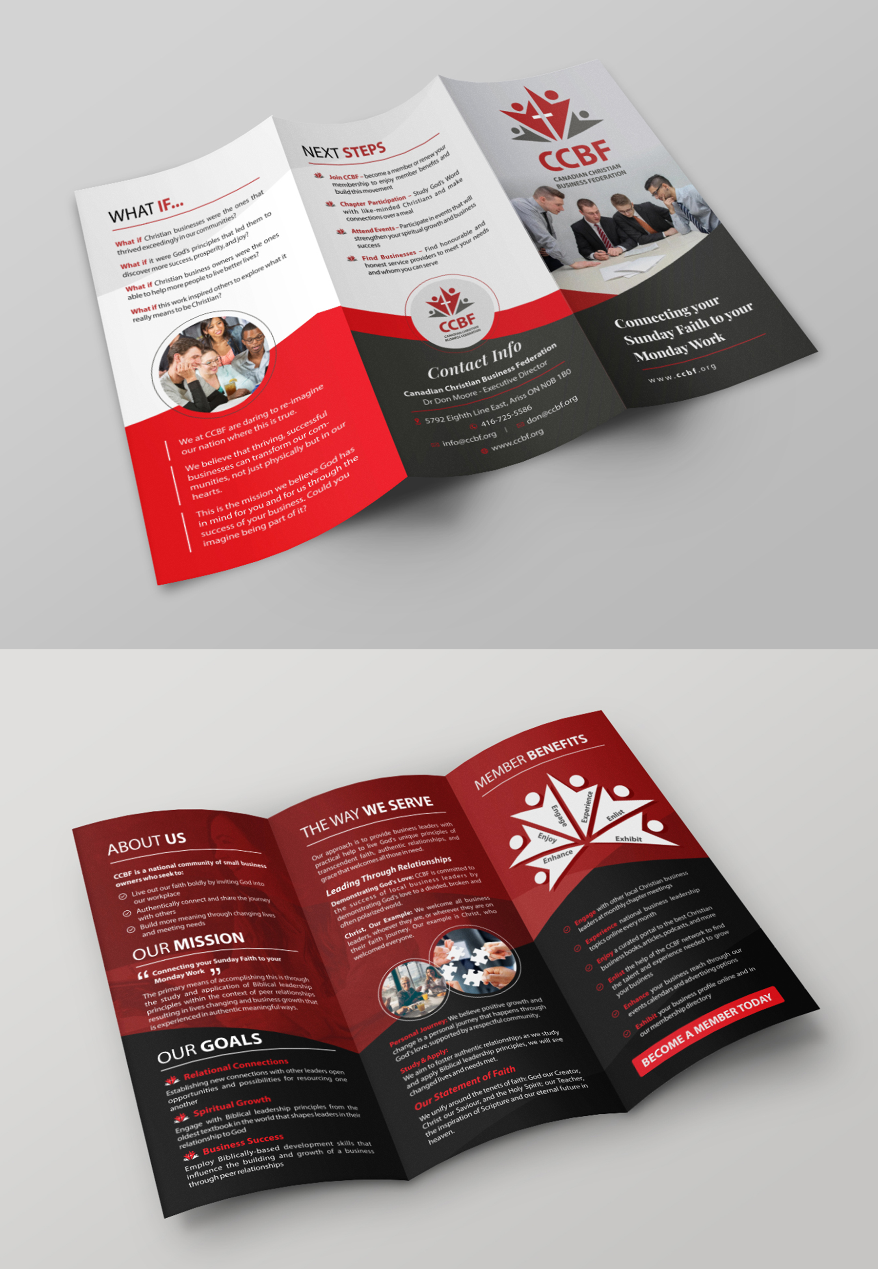 Design de Flyer par ecorokerz pour Canadian Christian Business Fed | Design #27537140