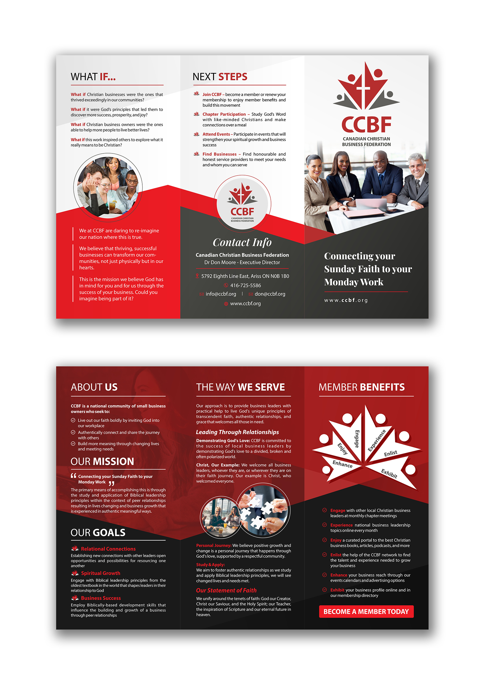 Flyer Design by ecorokerz for Canadian Christian Business Fed | Design #27538692