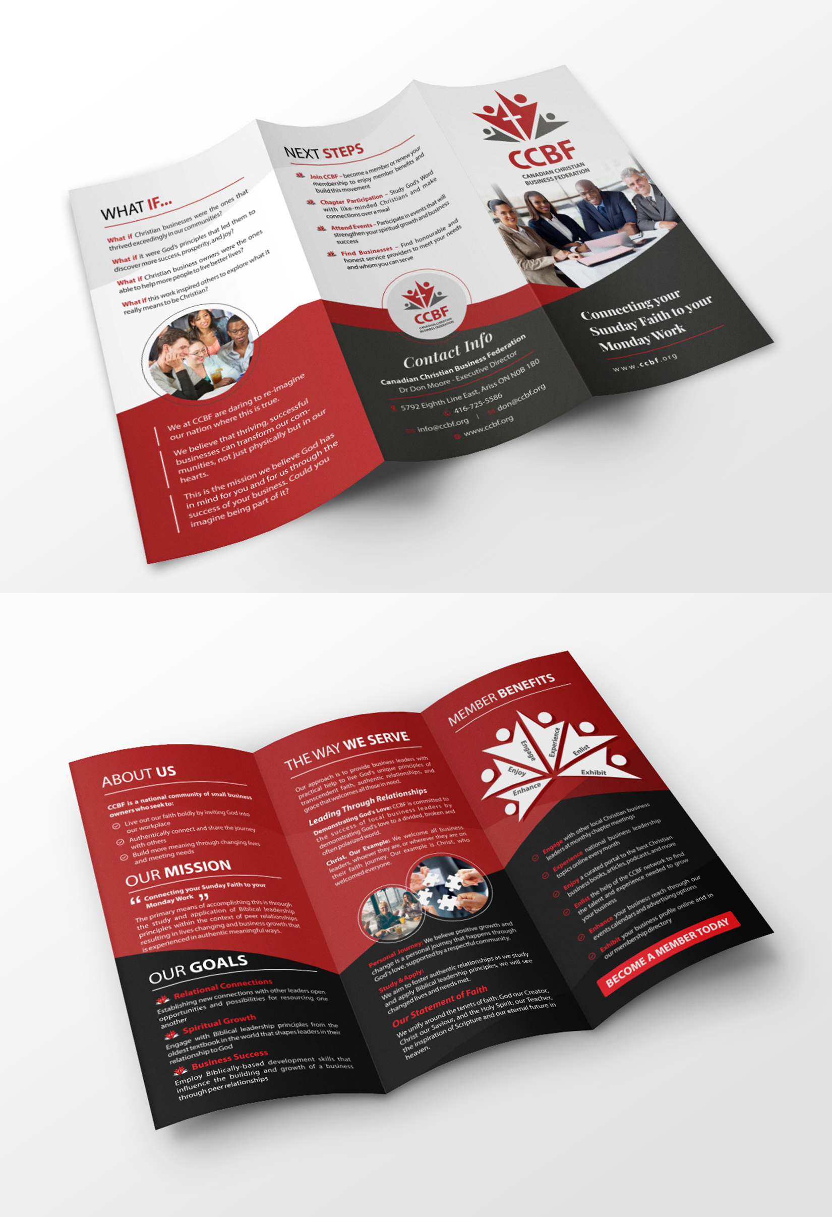 Design de Flyer par ecorokerz pour Canadian Christian Business Fed | Design #27538695
