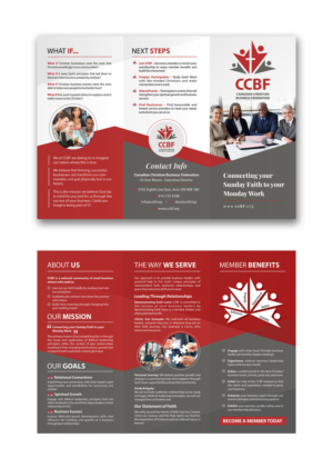 Flyer Design by ecorokerz for Canadian Christian Business Fed | Design: #27578341