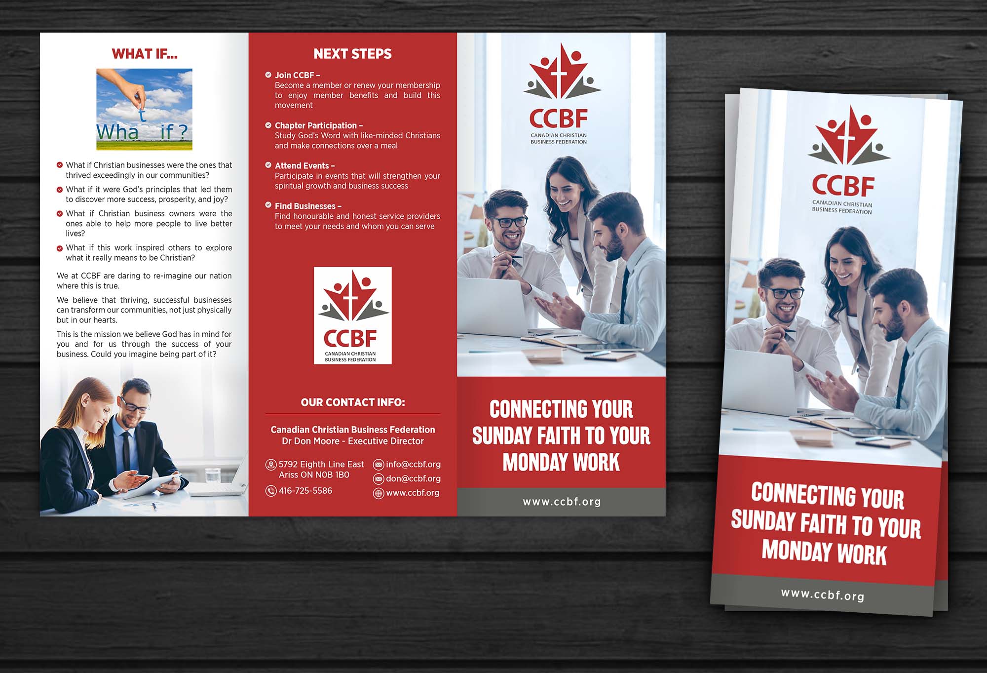 Design de Flyer par GraphicsGuru pour Canadian Christian Business Fed | Design #27526889