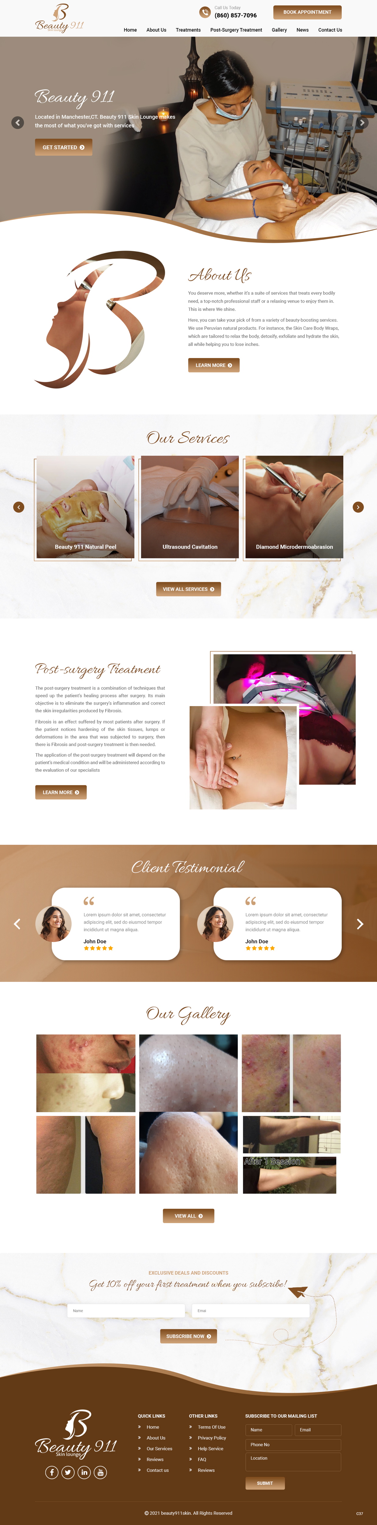 Wix Design by pb for Beauty 911 LLC | Design #27529430