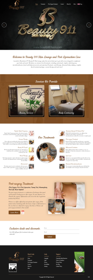 Wix Design by pb for Beauty 911 LLC | Design: #27529438