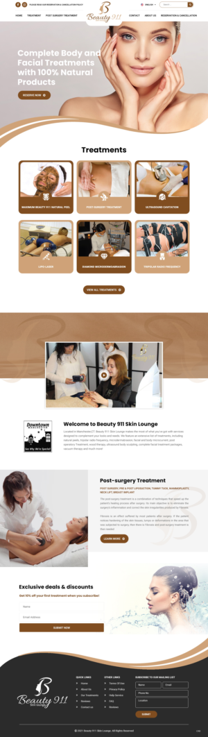 Wix Design by pb for Beauty 911 LLC | Design: #27529440