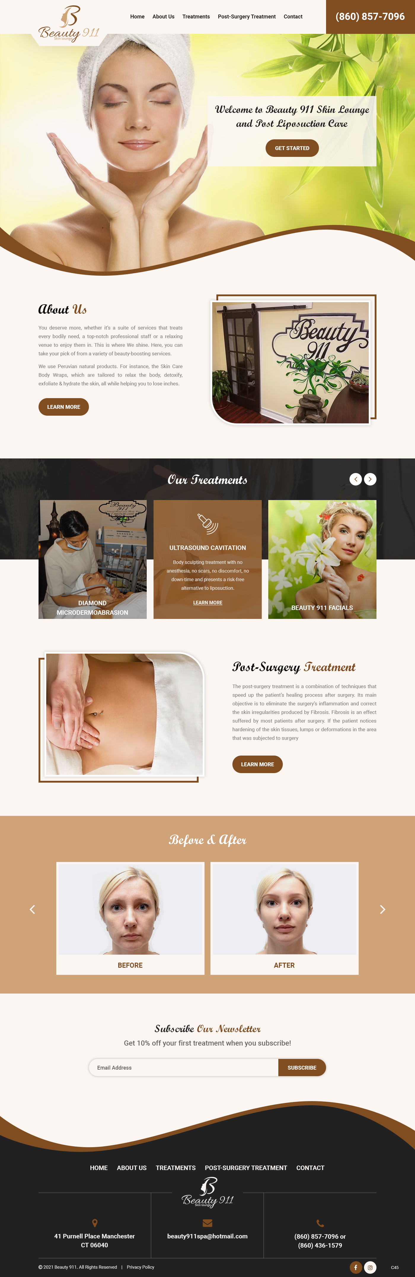 Wix Design by pb for Beauty 911 LLC | Design #27529442