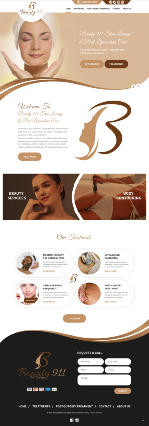 Wix Design by pb for Beauty 911 LLC | Design: #27581379