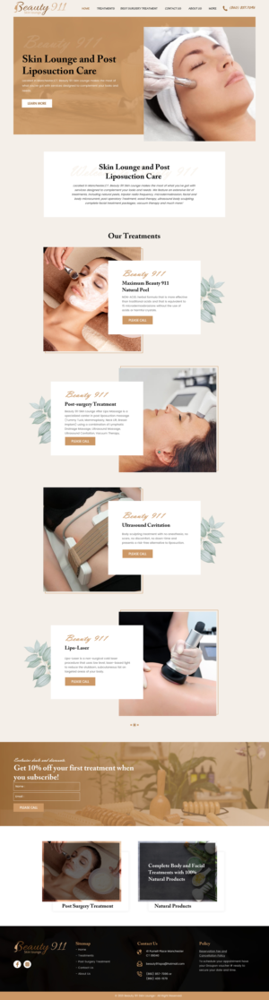 Wix Design by rightway for Beauty 911 LLC | Design: #27553264