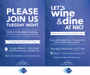 PDF of dinner invitations to be embedded in an email. | Grafik-Design von adelvalle