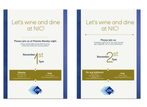 PDF of dinner invitations to be embedded in an email. | Grafik-Design von davidsantacruz7