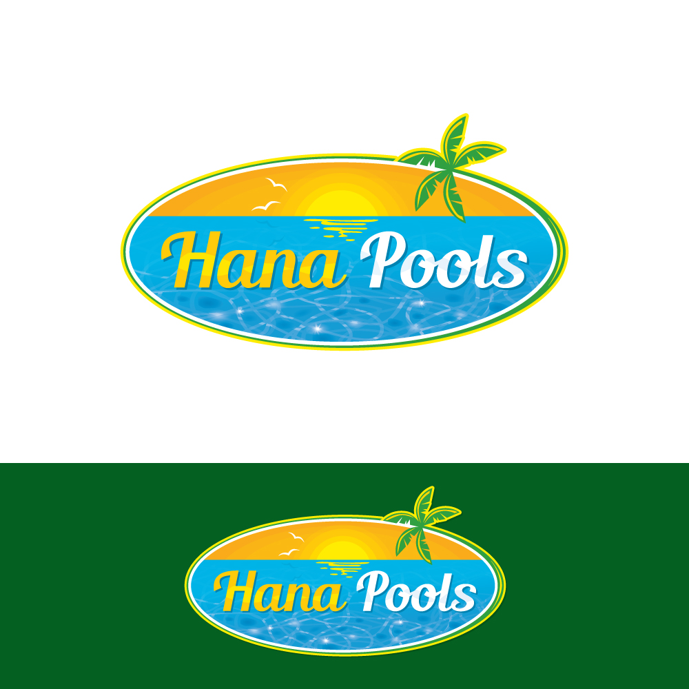 Logo Design by Sujit Banerjee for Hana Pools LLC | Design #27528318