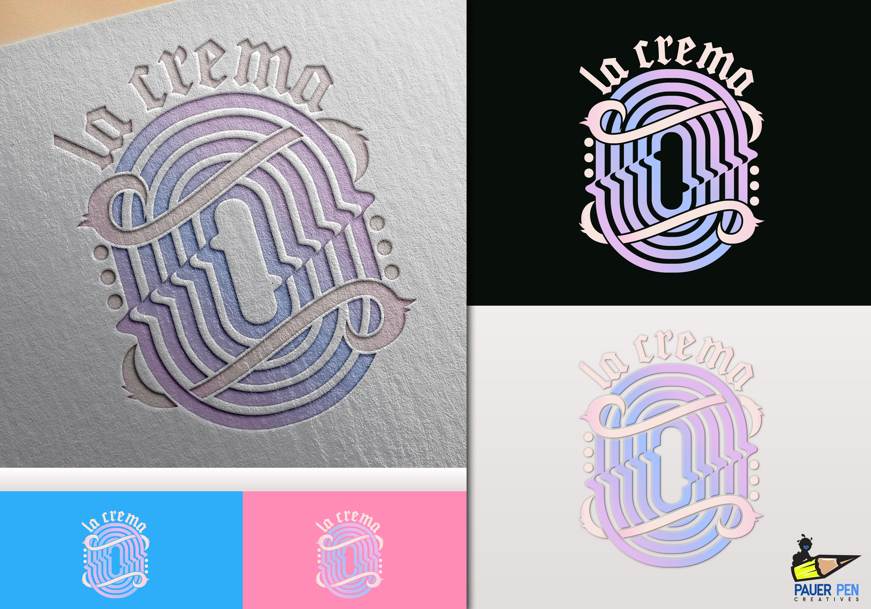 Logo Design by Pauer Pen Creatives for la crema | Design: #27556753