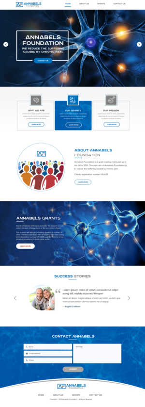 Web Design by Blue Sparrow for this project | Design: #27543219